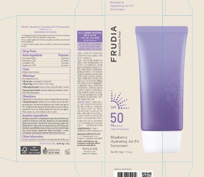 Image Description (Outer Package Frudia Sunscreen)